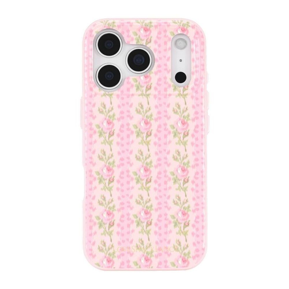 Case-Mate Blooming Heirloom iPhone 17 Pro Case with MagSafe Strawberry Macaroon